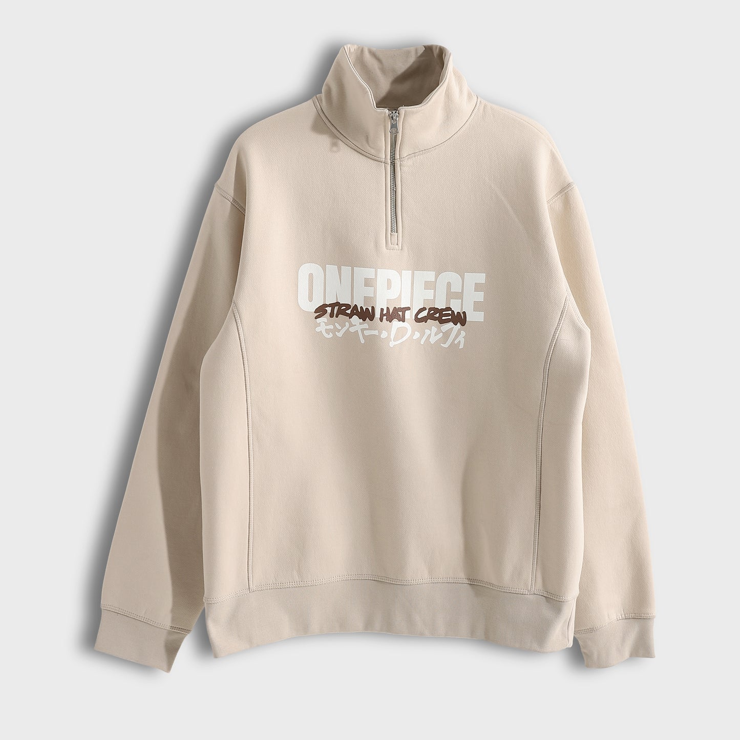 Men's Half Zip Cotton Sweatshirt