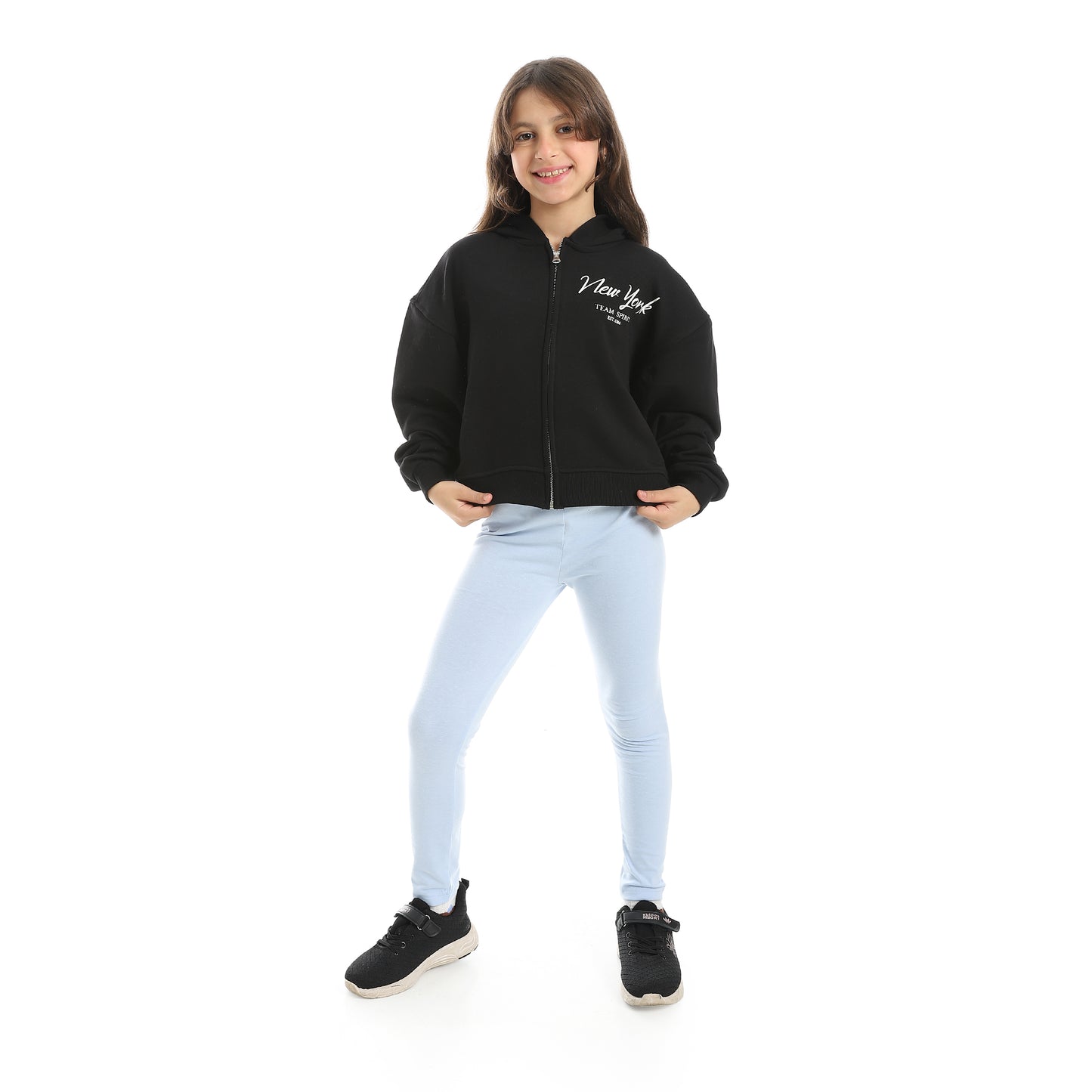 Girls Zip-Up Hoodie