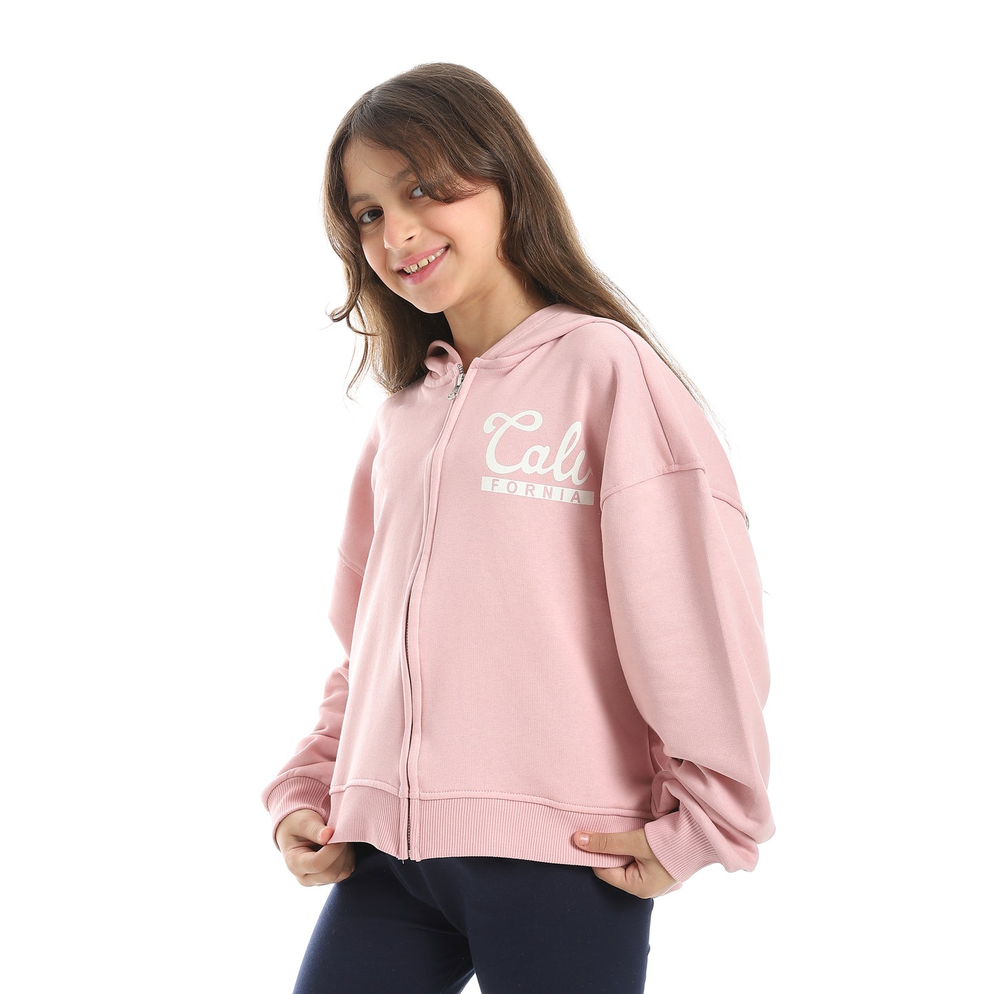 Girls Zip-Up Hoodie