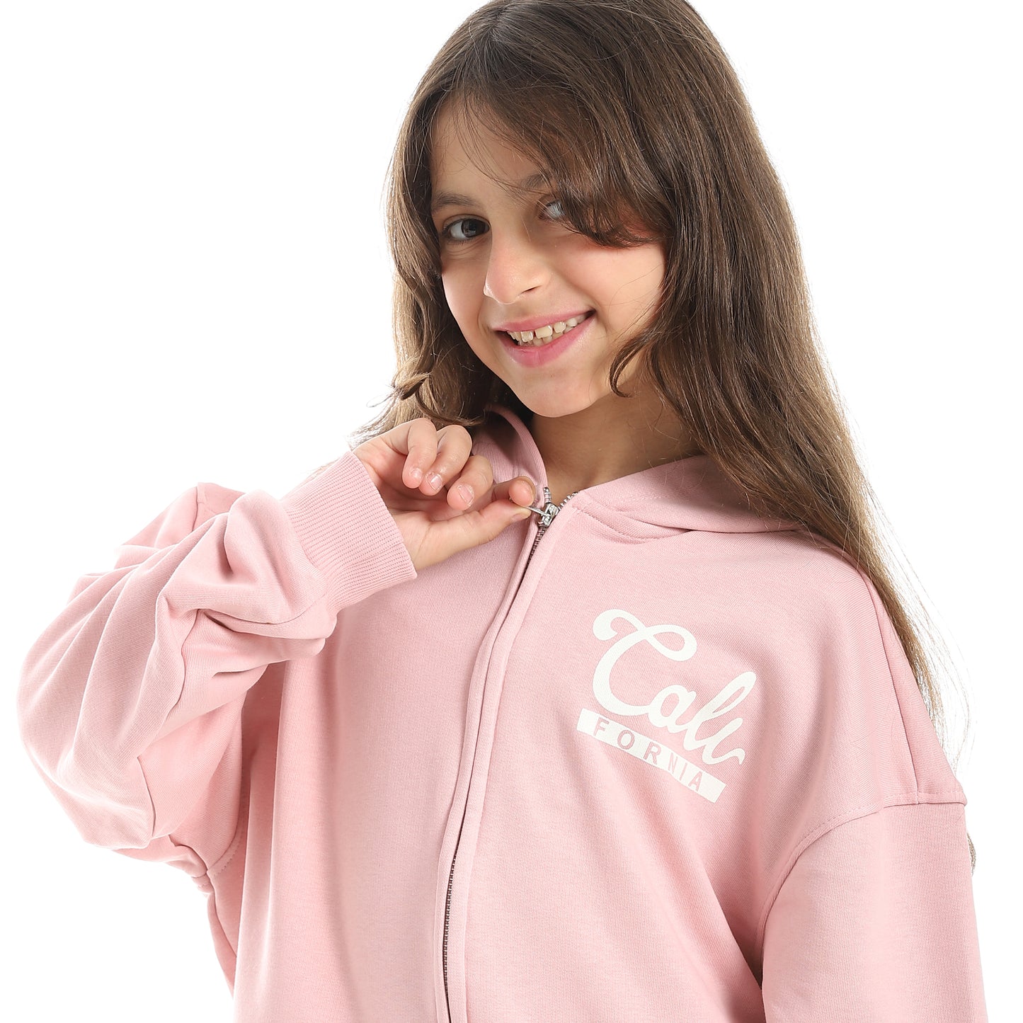 Girls Zip-Up Hoodie