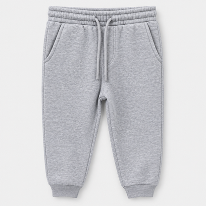 Boys Jogger Sweatpants in Light Gray - flat product view