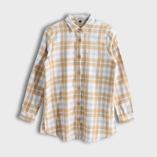 Women's Plaid Flannel Shirt