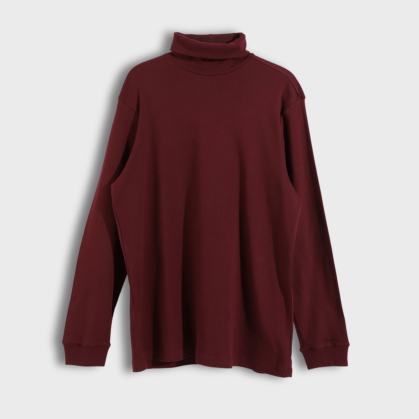 Men's Turtleneck Cotton T-Shirt