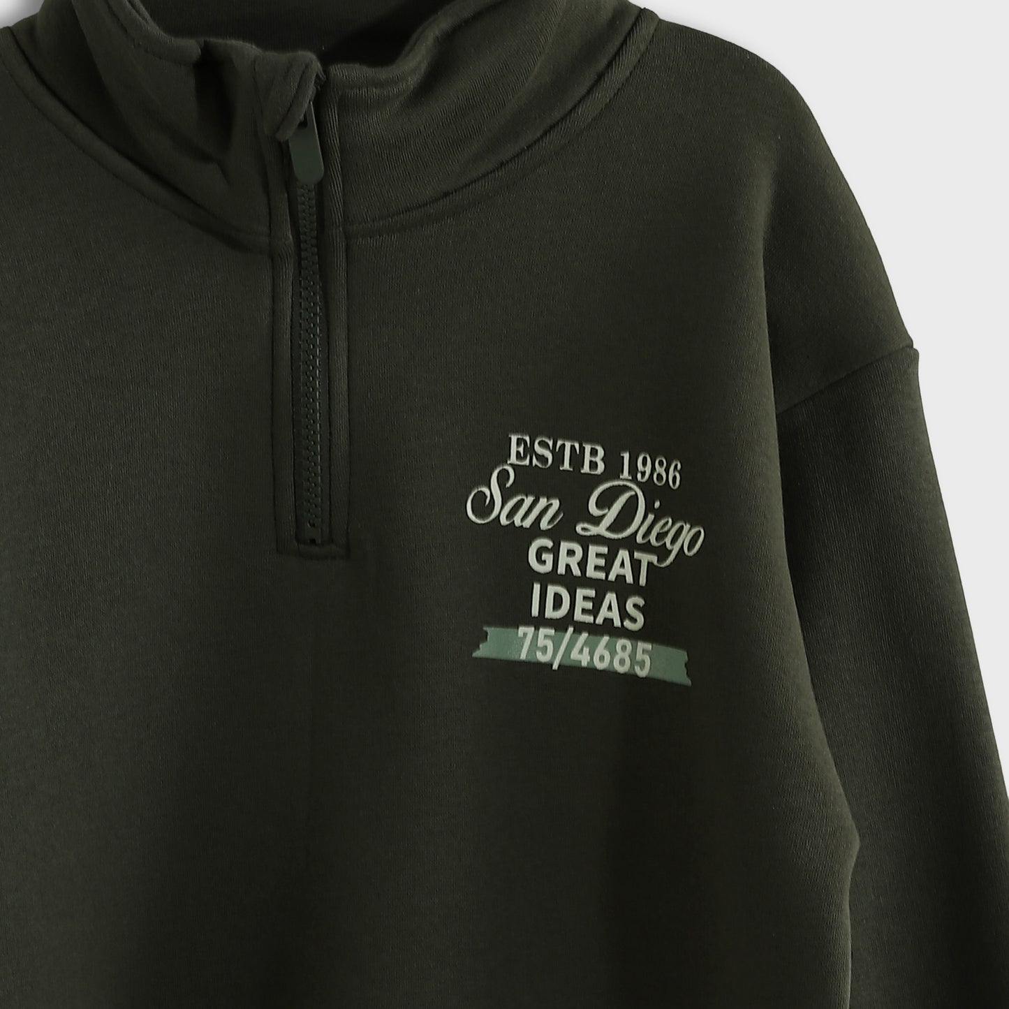 Boys Half-Zip Sweatshirt