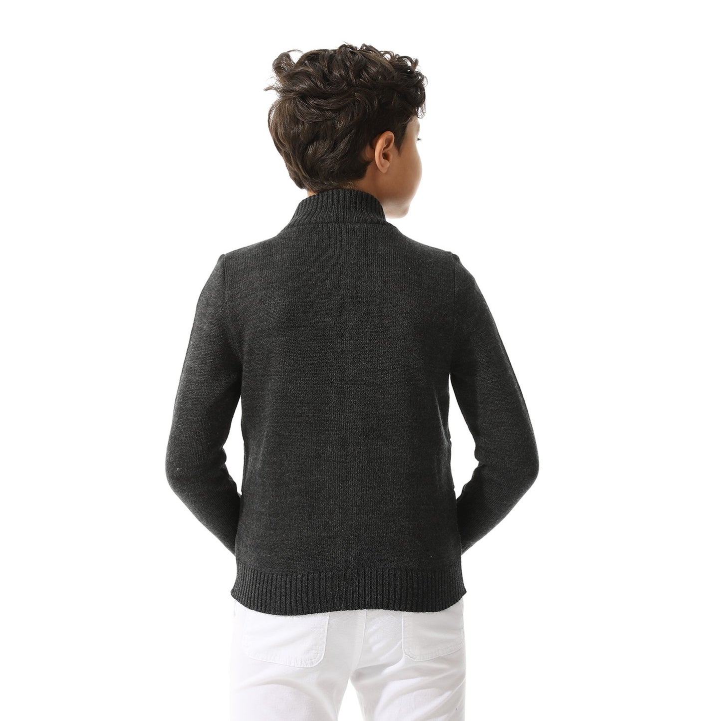 Boys Zipper-Knit Jacket