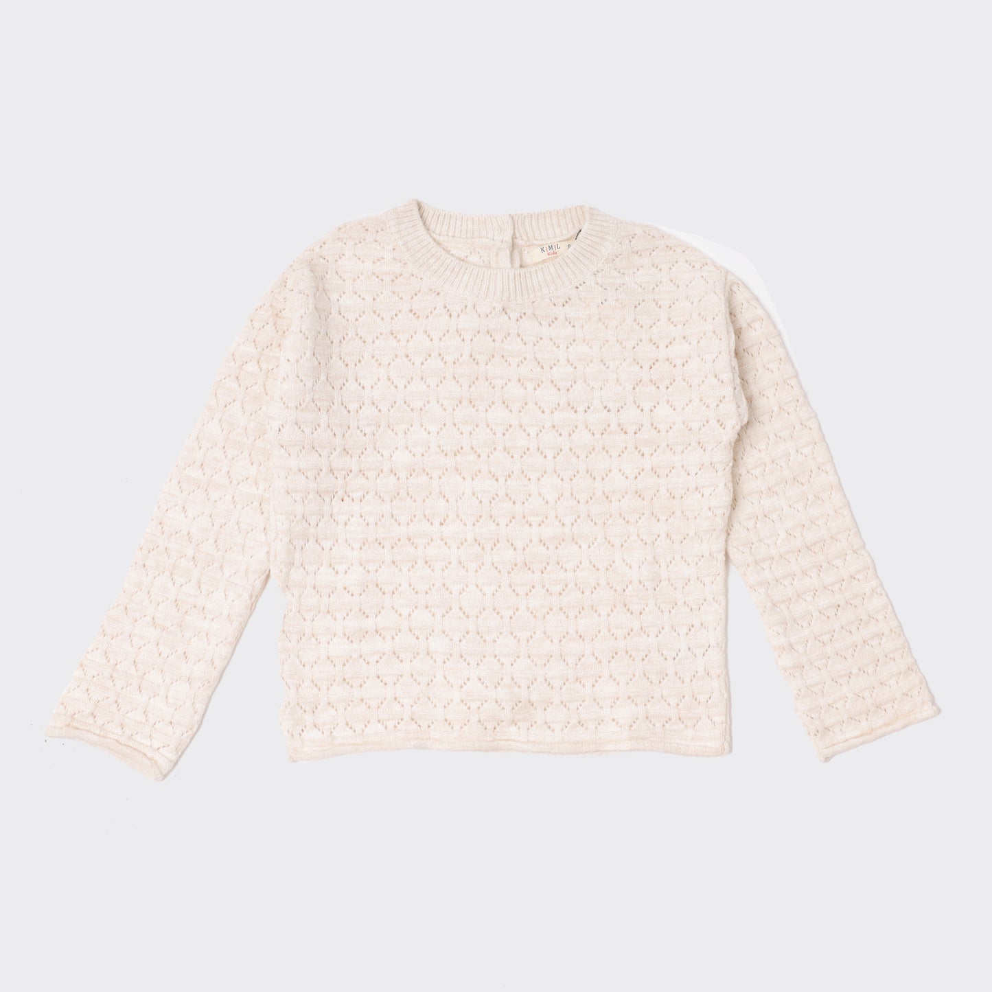 Girls Crew Neck Knit Sweater