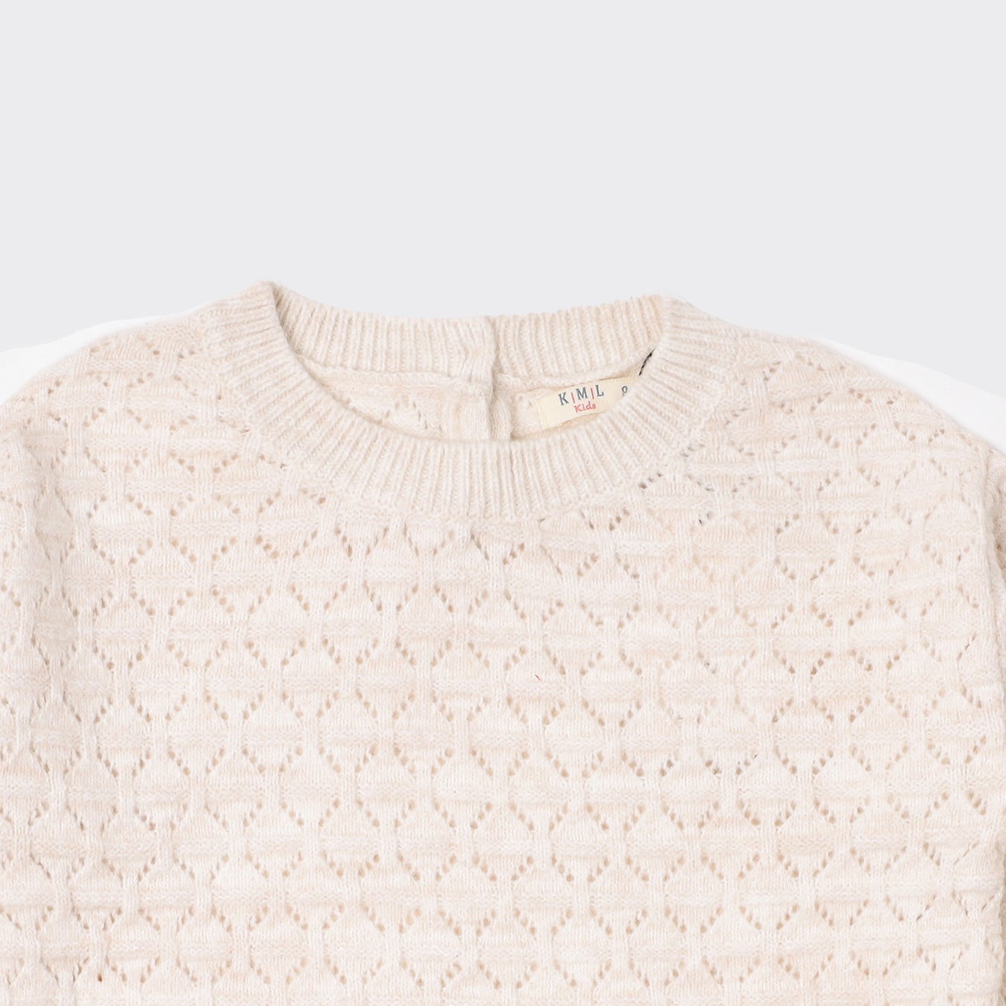 Girls Crew Neck Knit Sweater