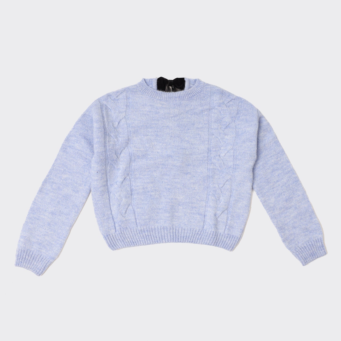 Girls Crew Neck Knit Sweater