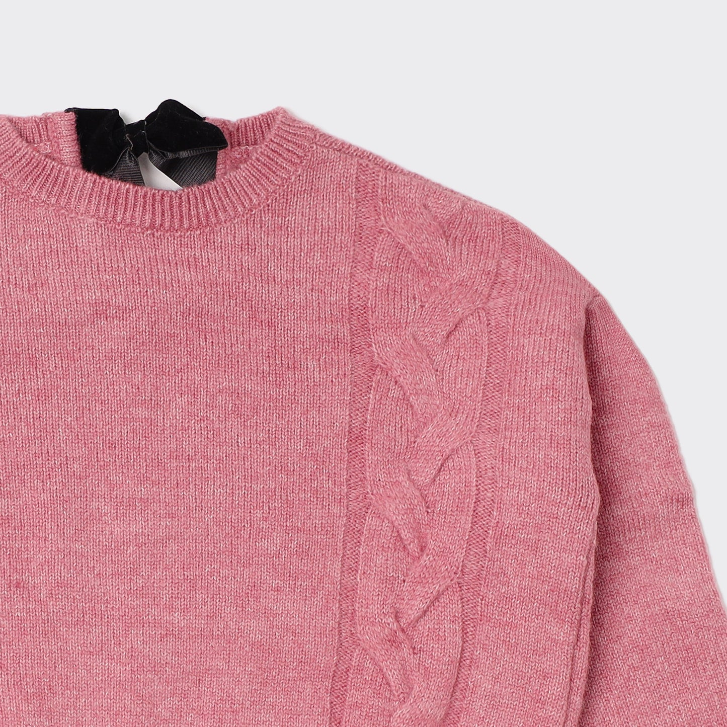 Girls Crew Neck Knit Sweater