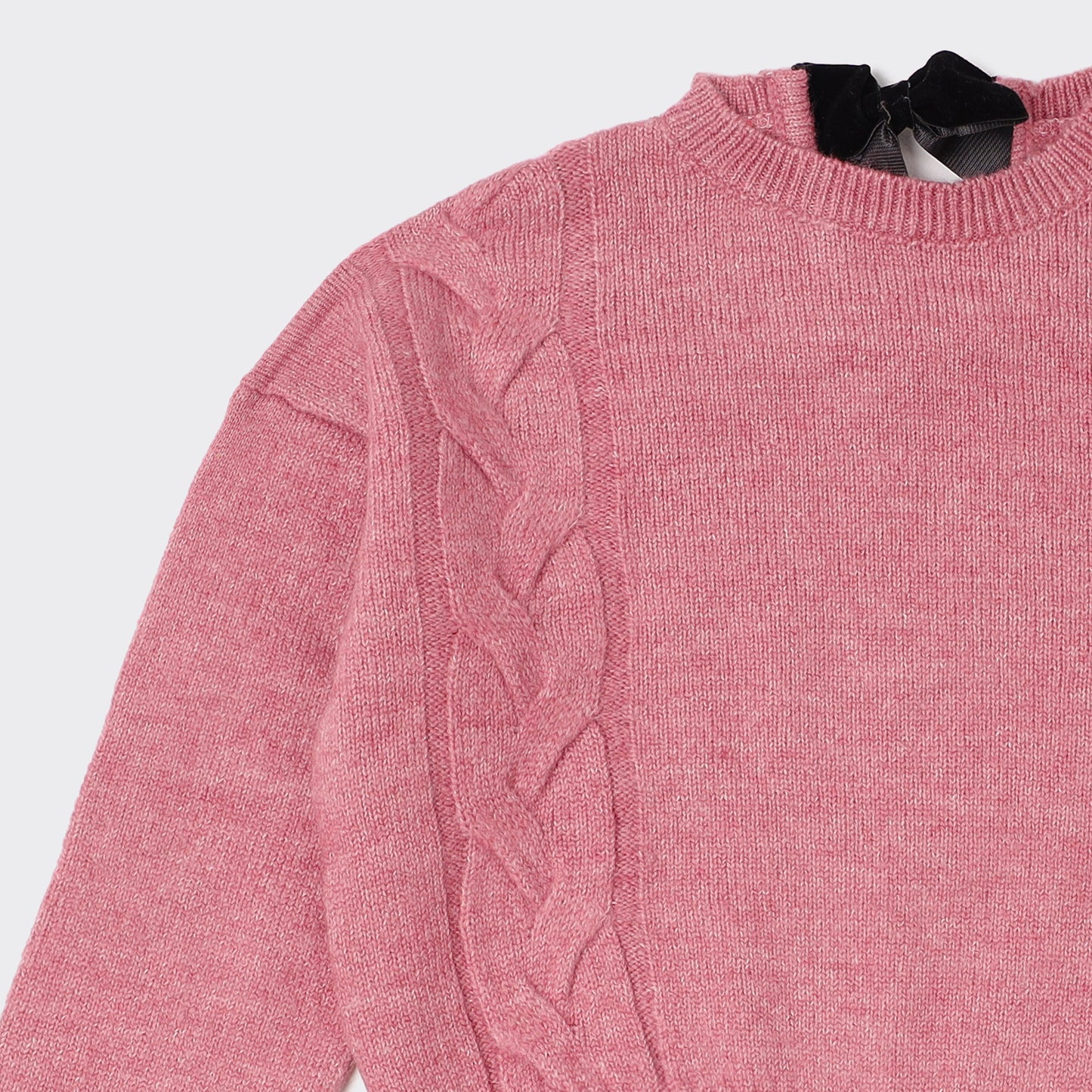 Girls Crew Neck Knit Sweater