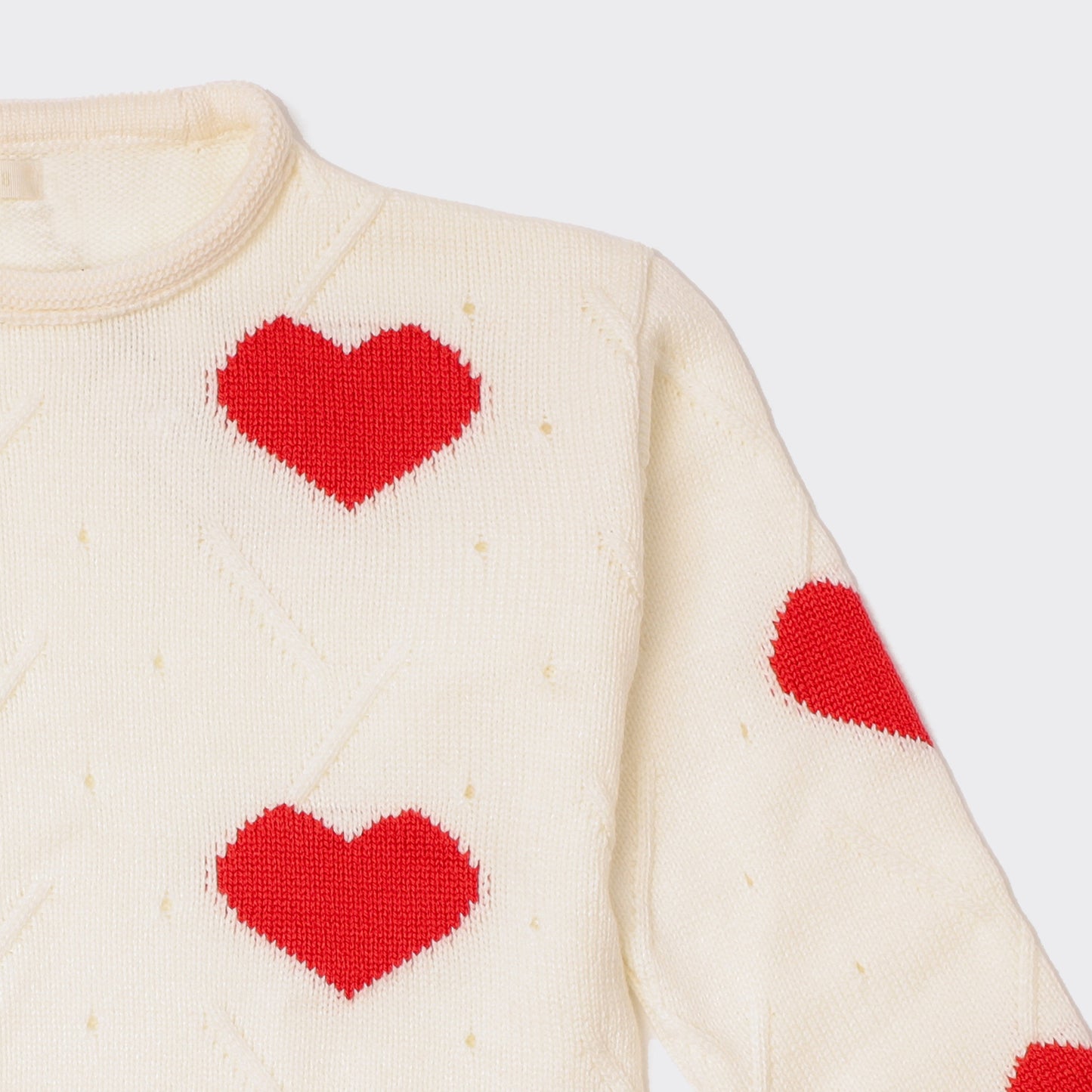 Girls Crew Neck Knit Sweater