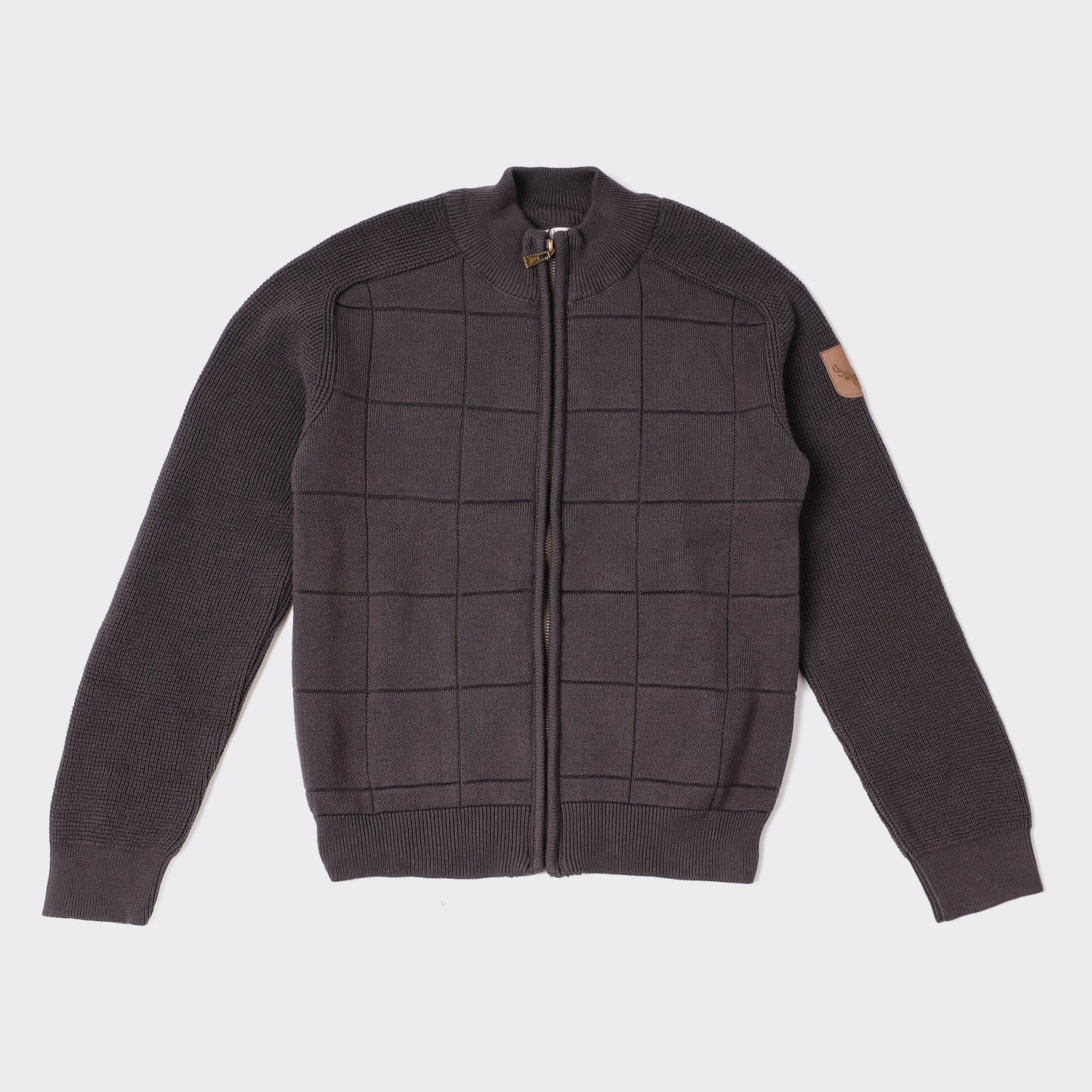 Boys Zip- up Knit Jacket