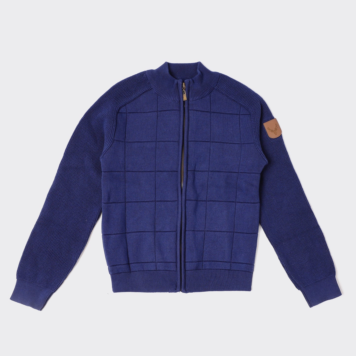Boys Zip- up Knit Jacket