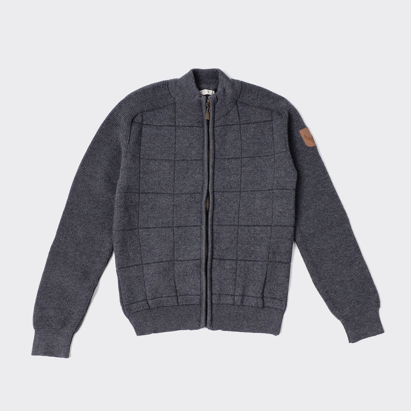 Boys Zip- up Knit Jacket