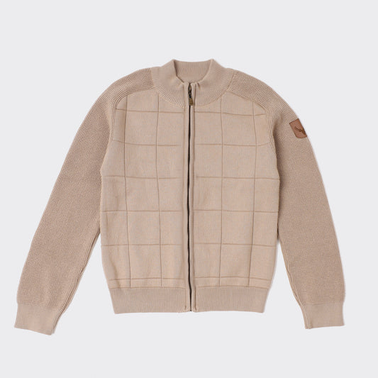 Boys Zip- up Knit Jacket