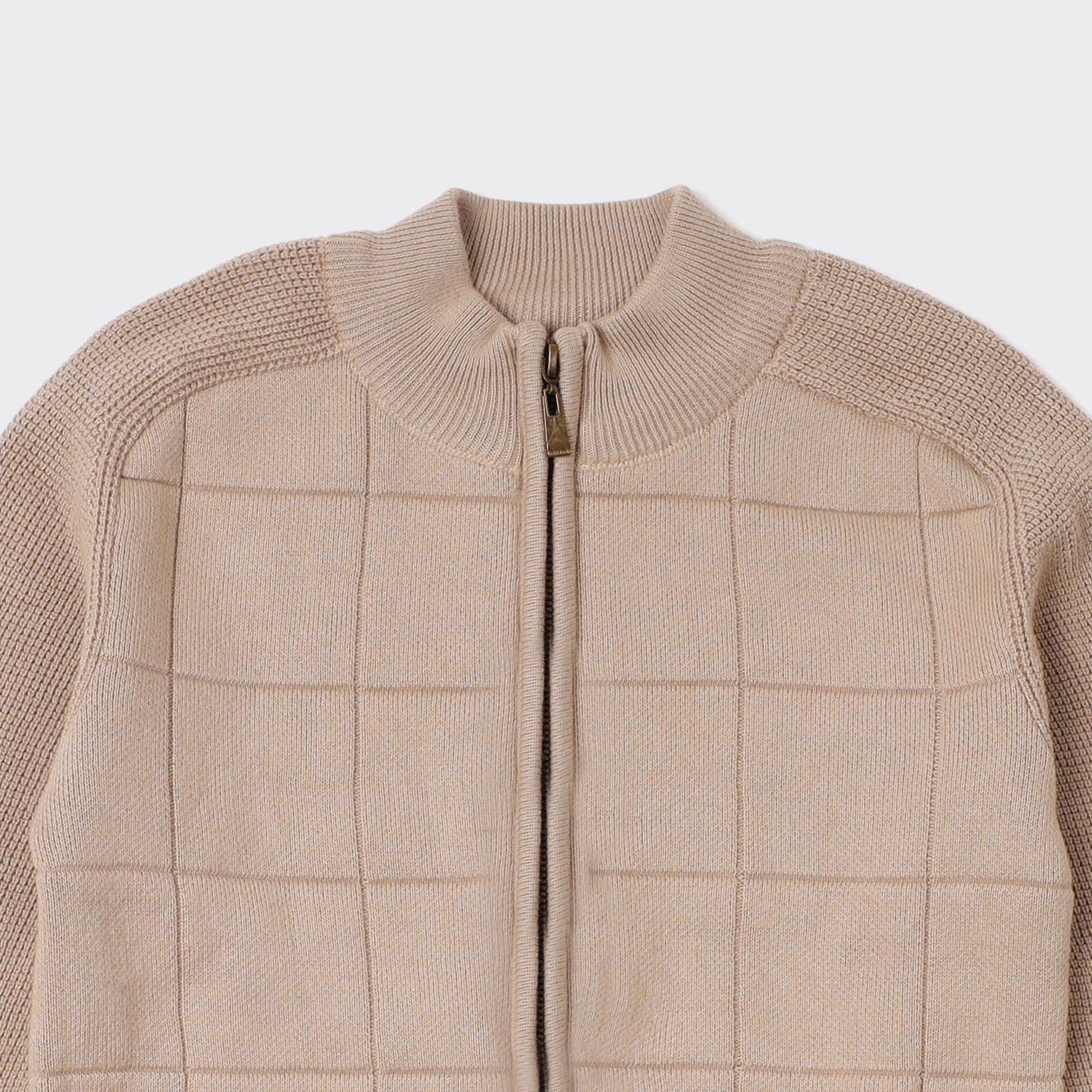 Boys Zip- up Knit Jacket