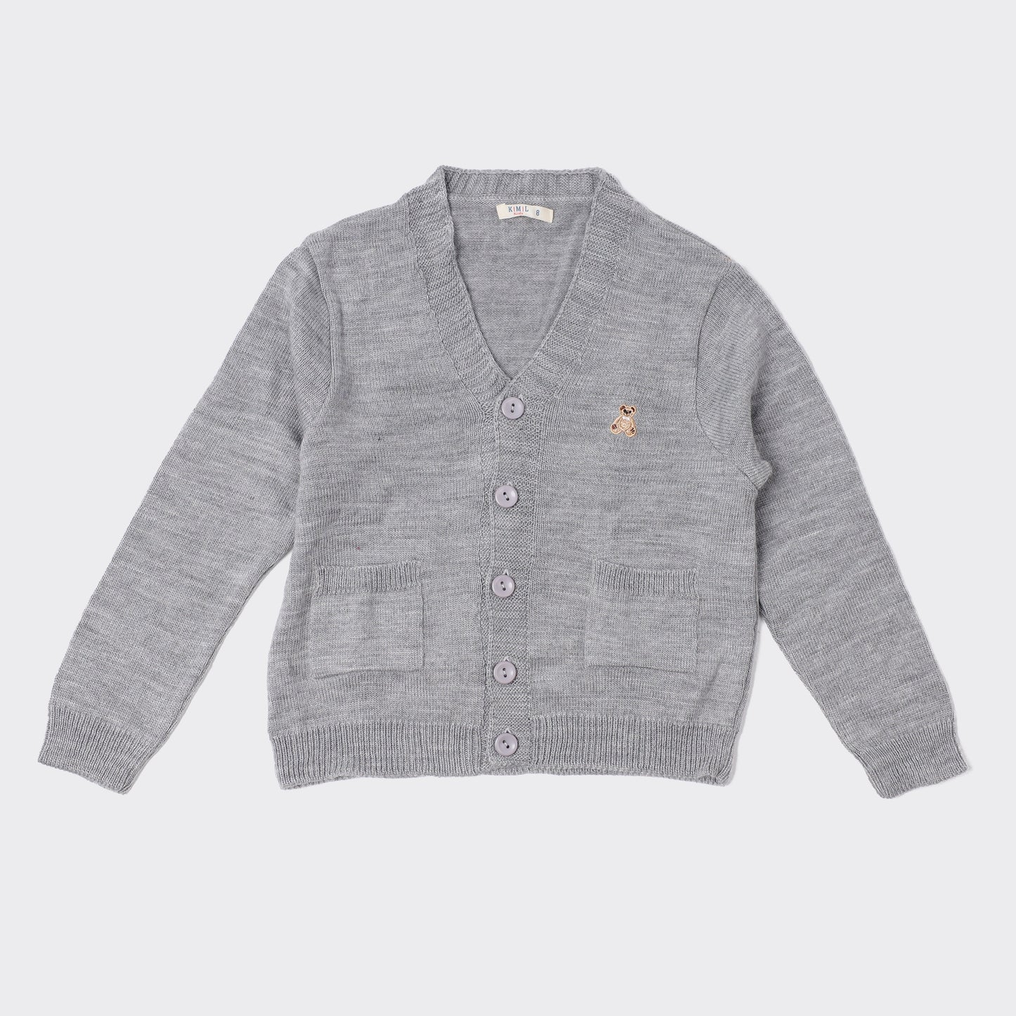 Boys Button-Up Knit Cardigan