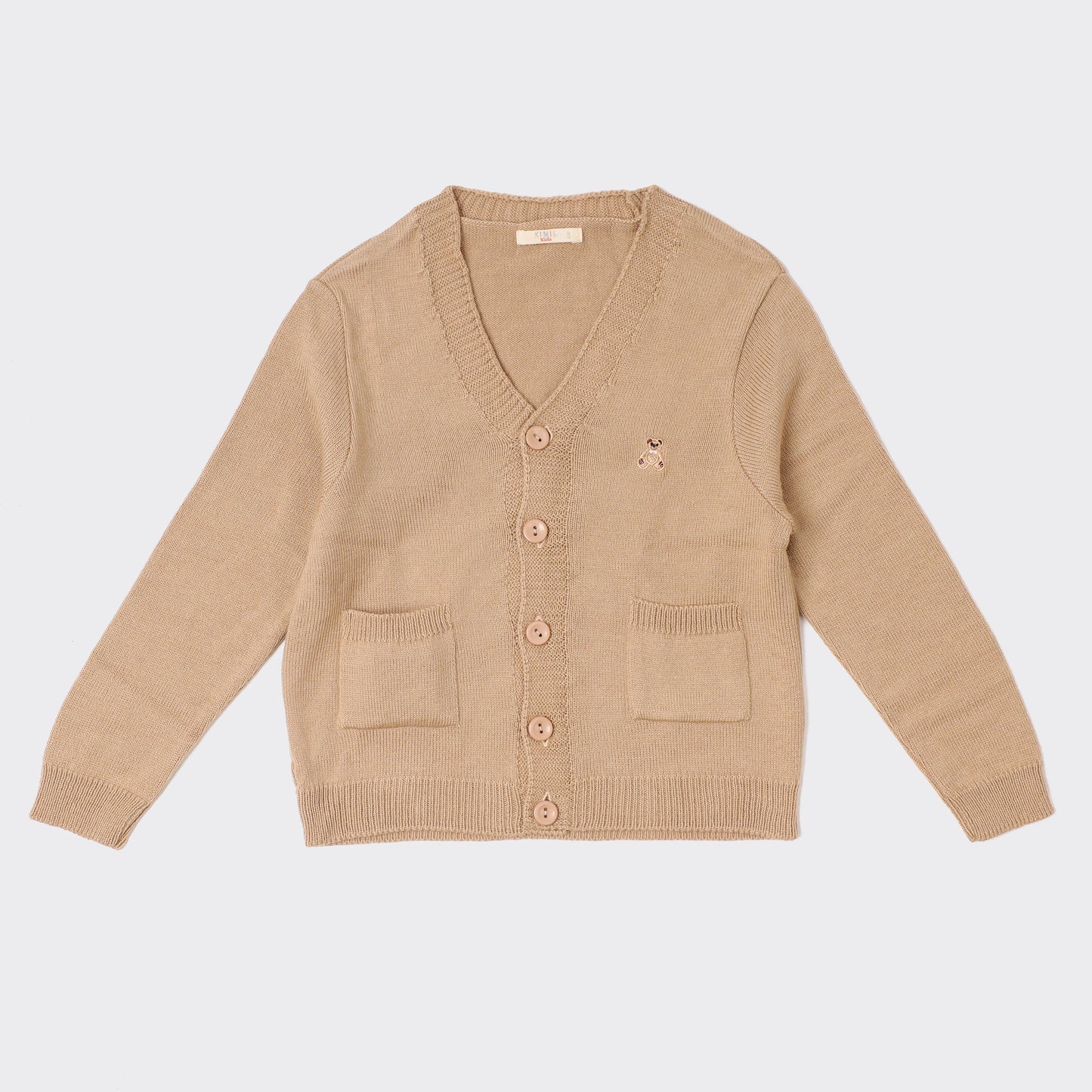 Boys Button-Up Knit Cardigan
