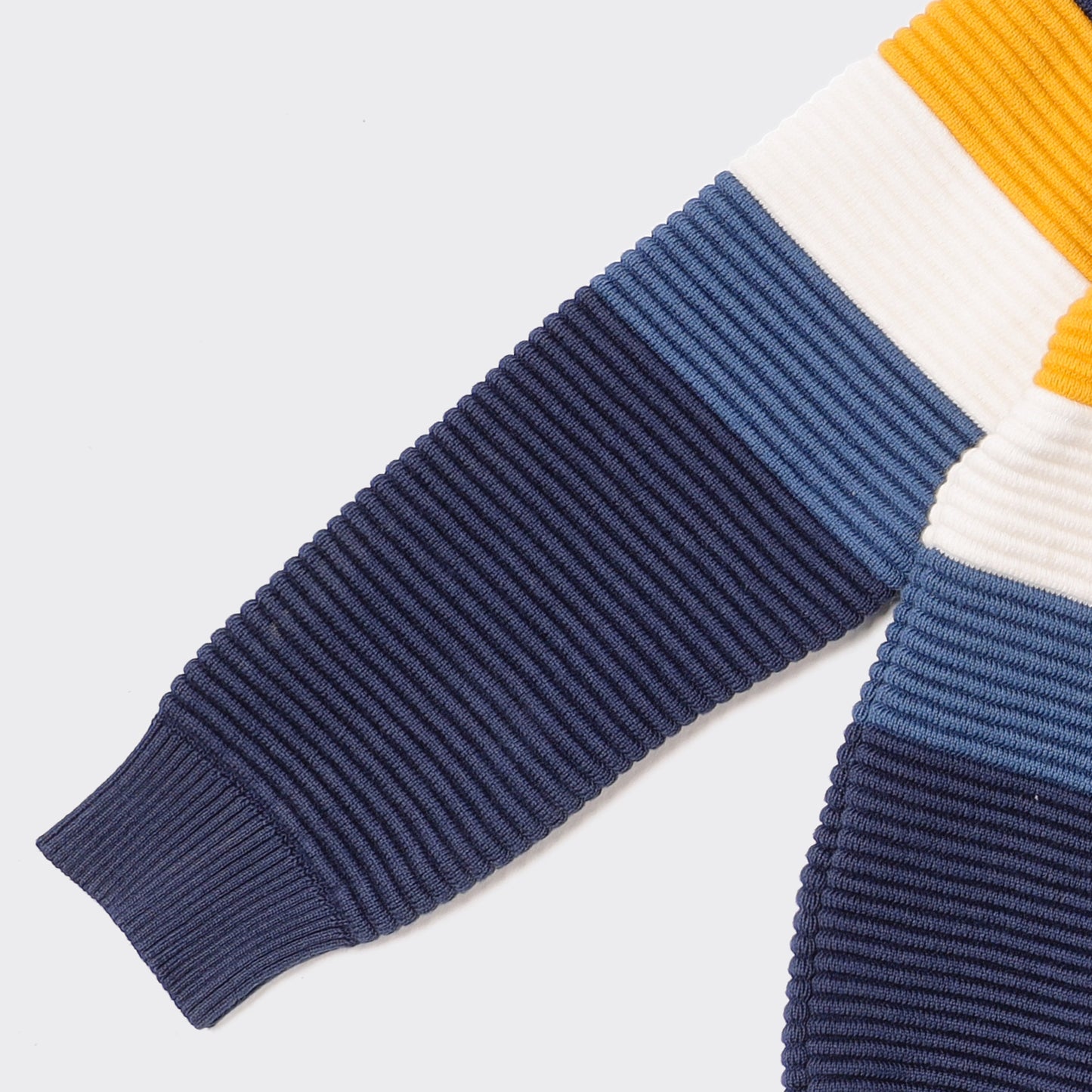 Boys Striped Crew Neck Sweater