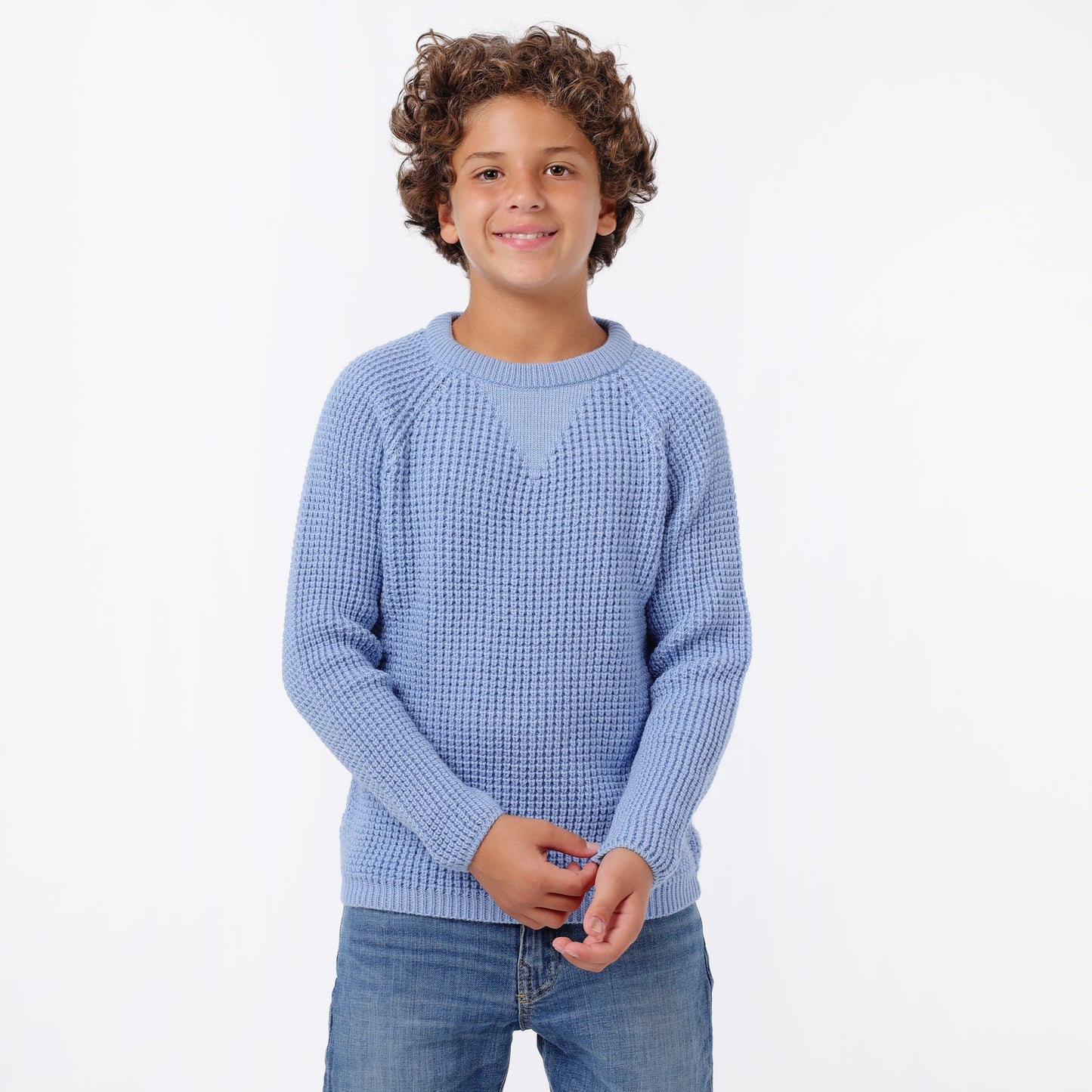 Boys Crew Neck Knit Sweater