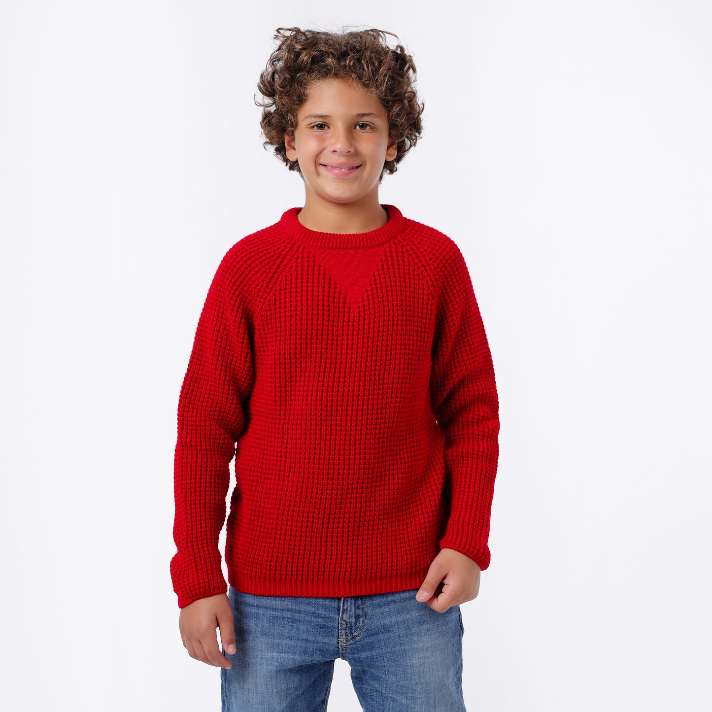 Boys Crew Neck Knit Sweater