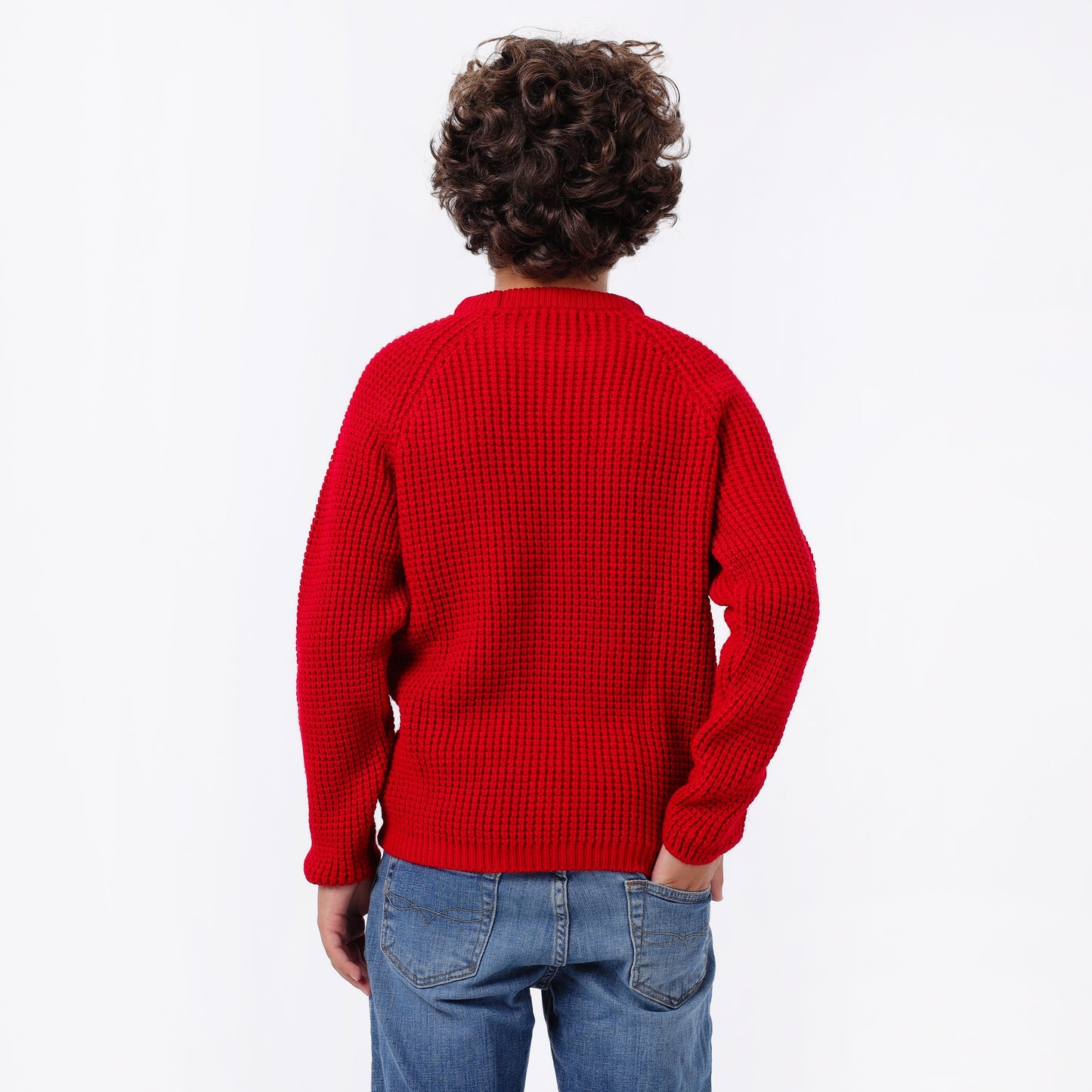 Boys Crew Neck Knit Sweater