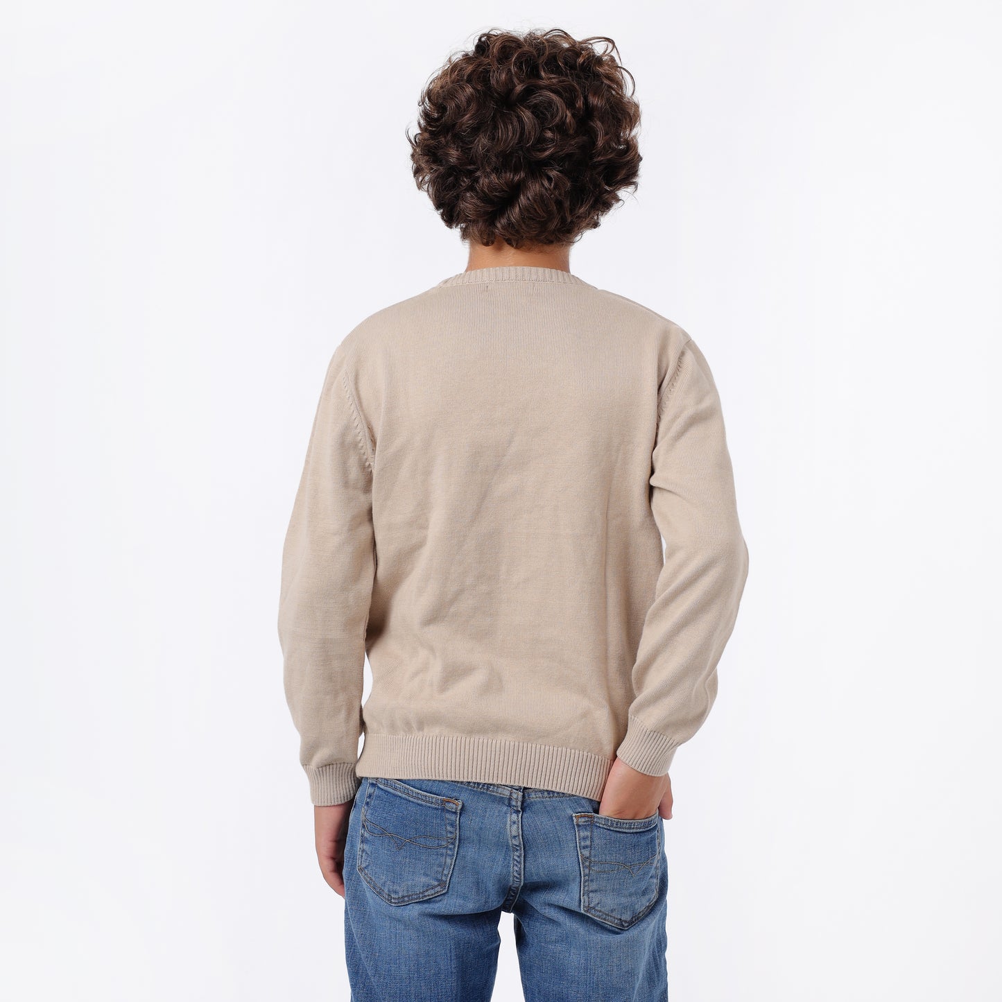 Boys Crew Neck Knit Sweater