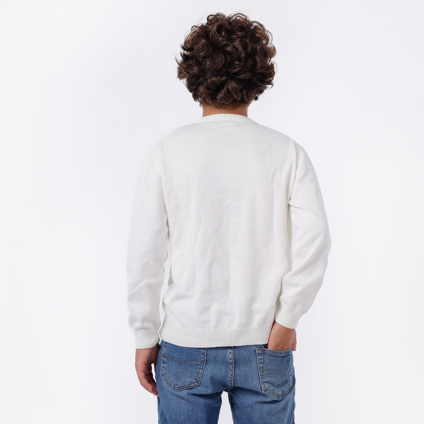 Boys Crew Neck Knit Sweater