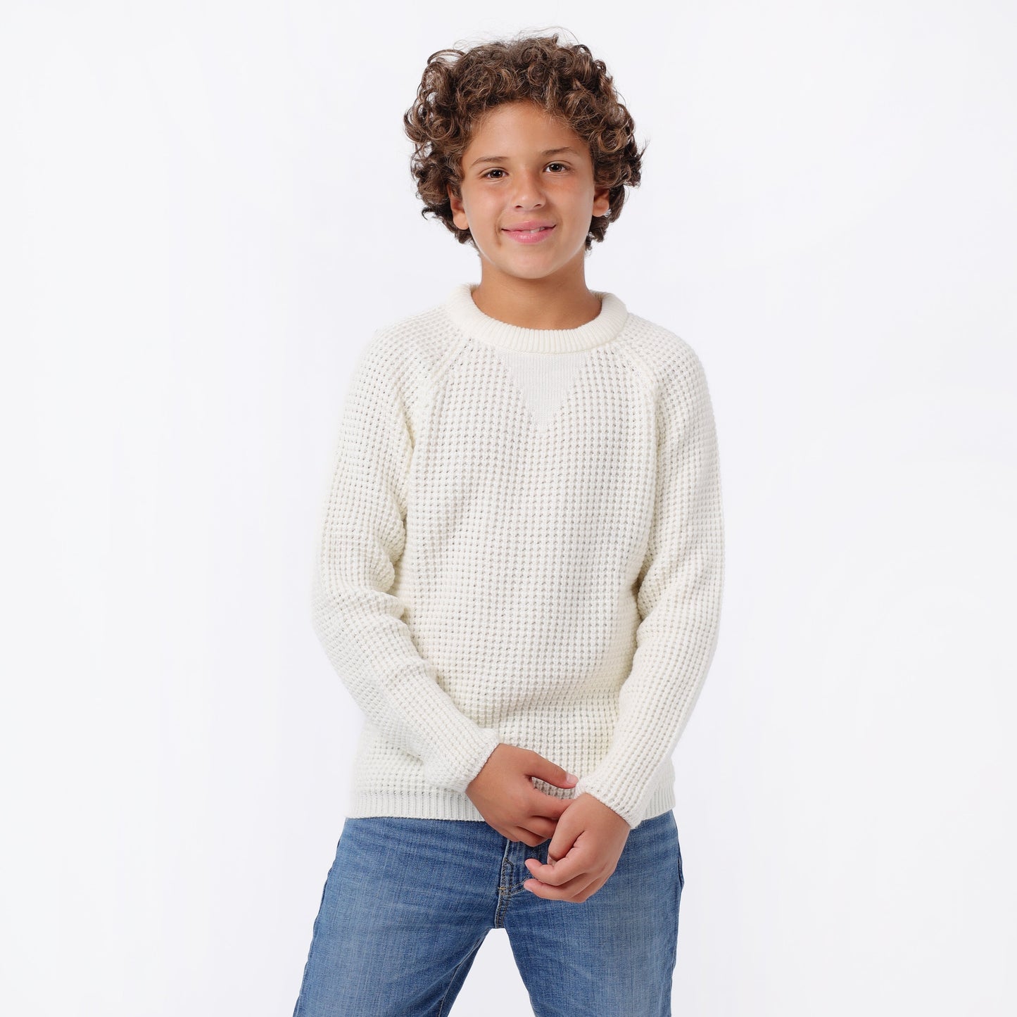Boys Crew Neck Knit Sweater