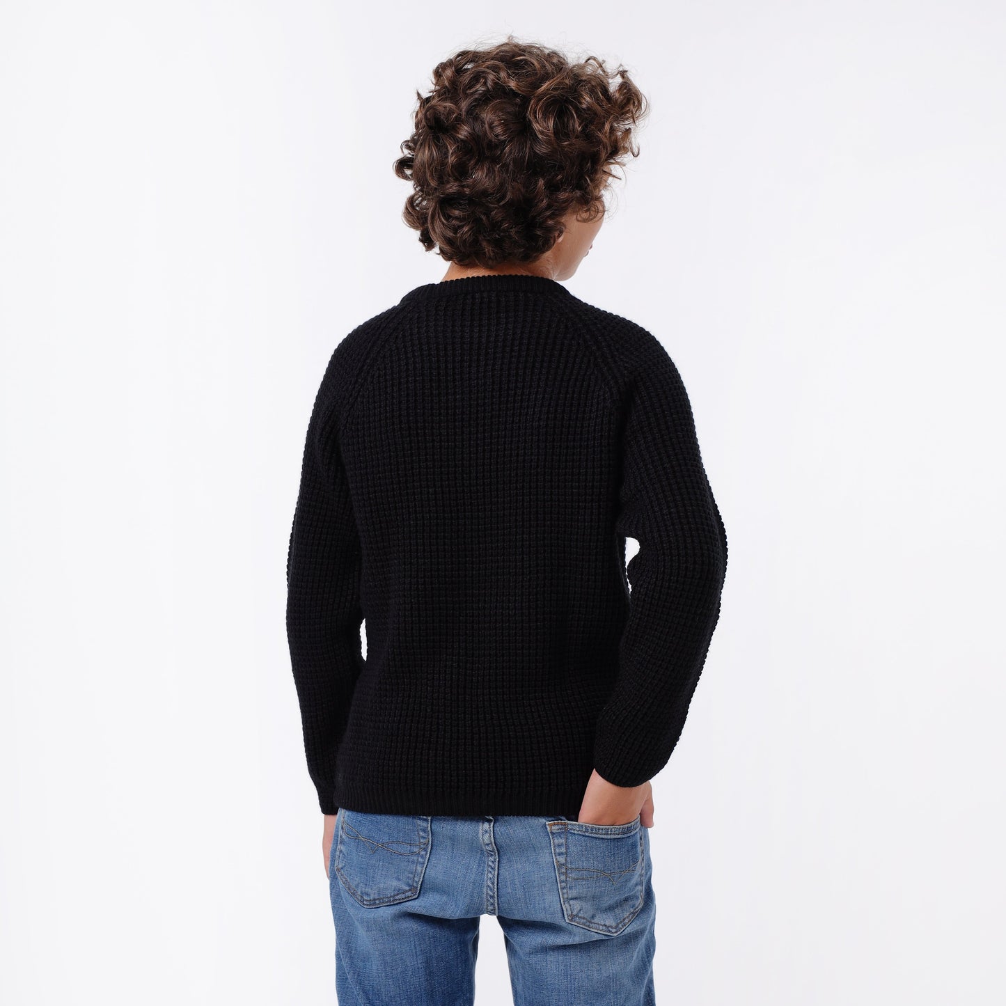 Boys Crew Neck Knit Sweater