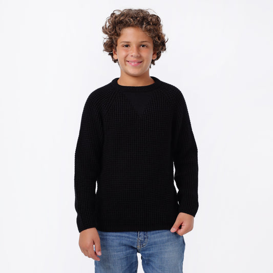 Boys Crew Neck Knit Sweater