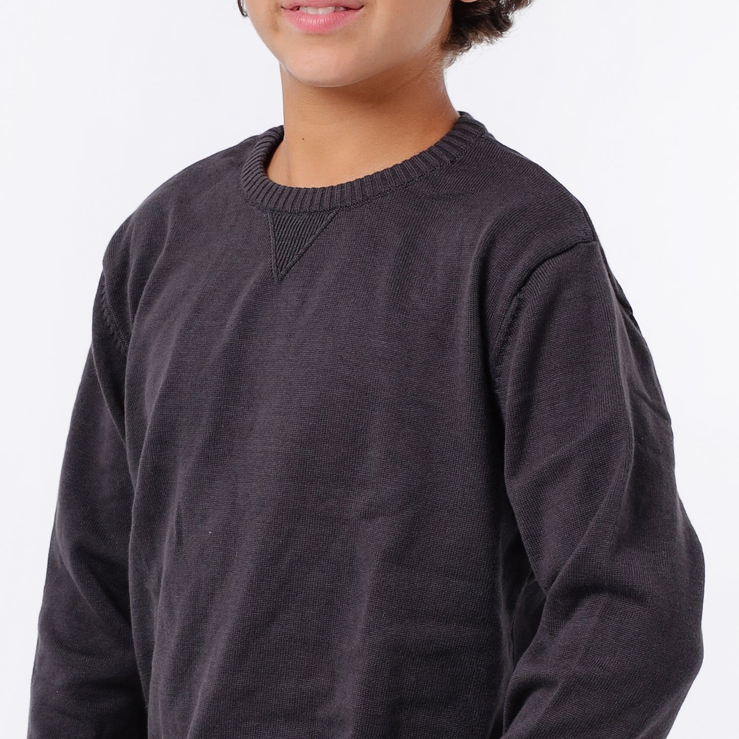 Boys Crew Neck Knit Sweater