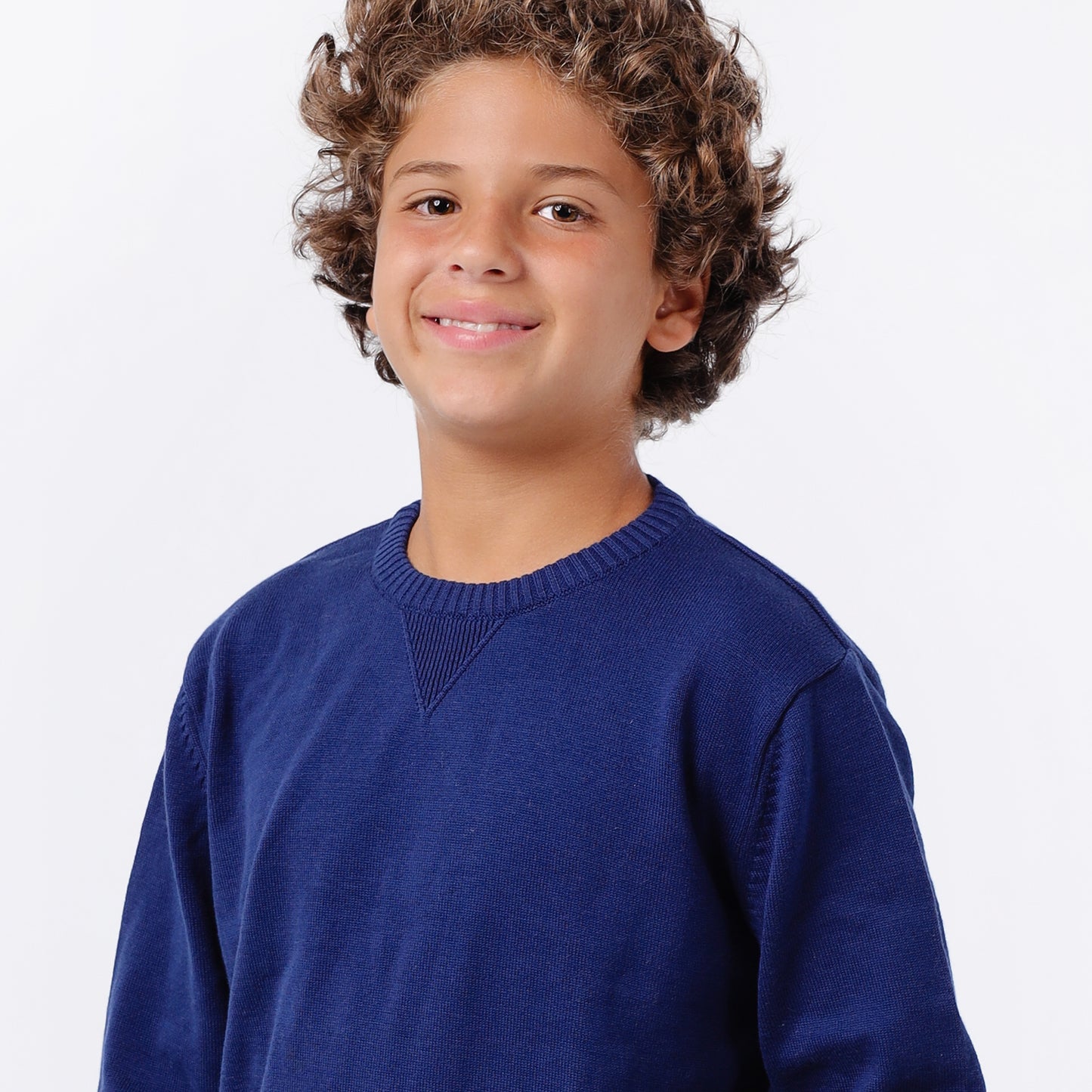 Boys Crew Neck Knit Sweater