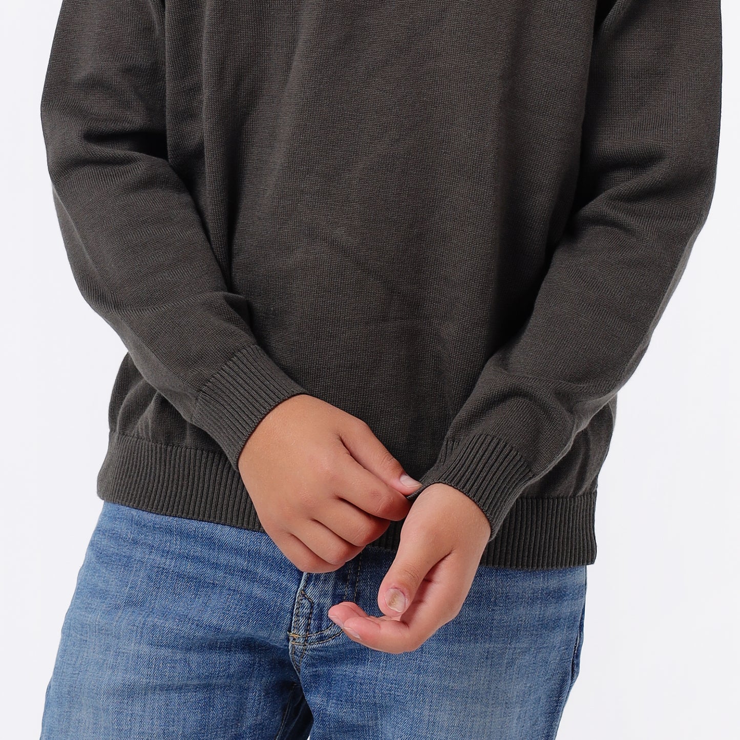 Boys Crew Neck Knit Sweater