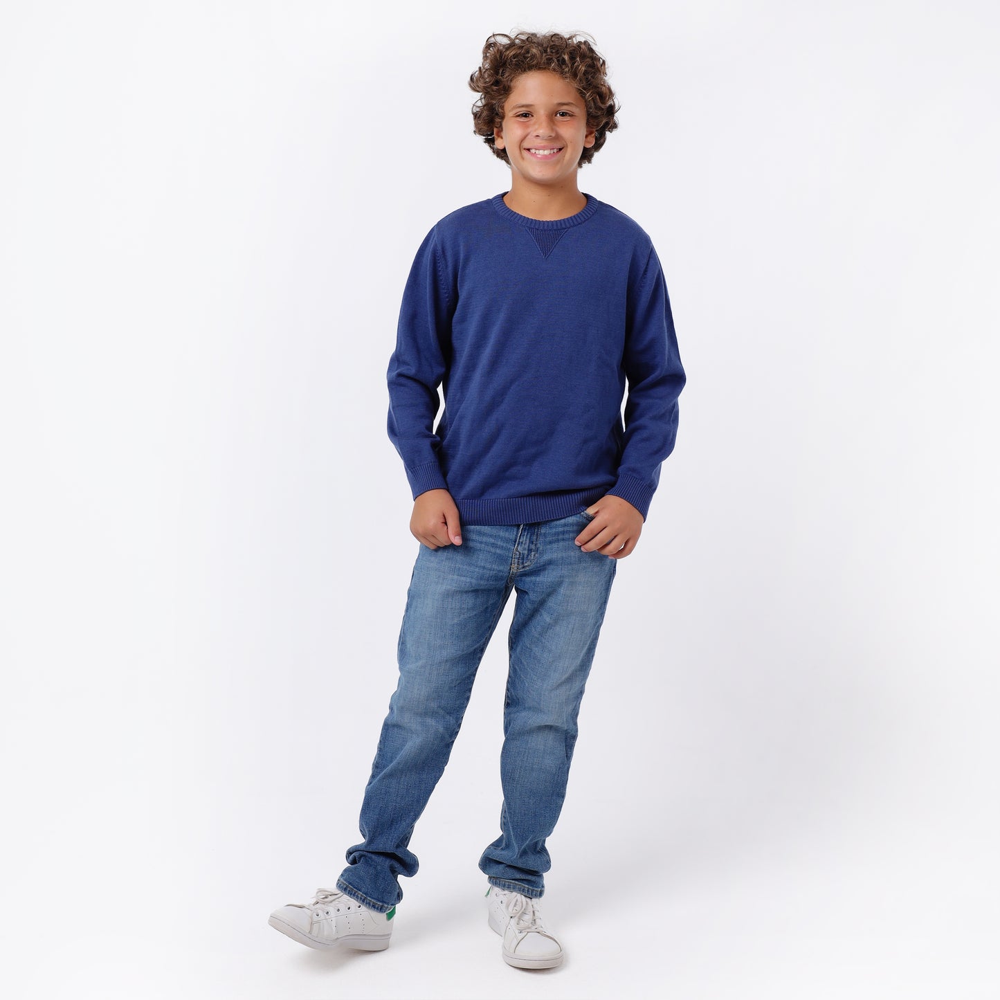 Boys Crew Neck Knit Sweater