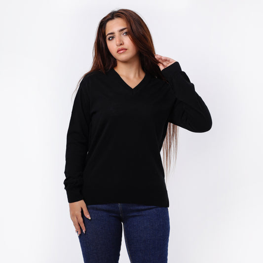 Women’s V-Neck Knitted Sweater