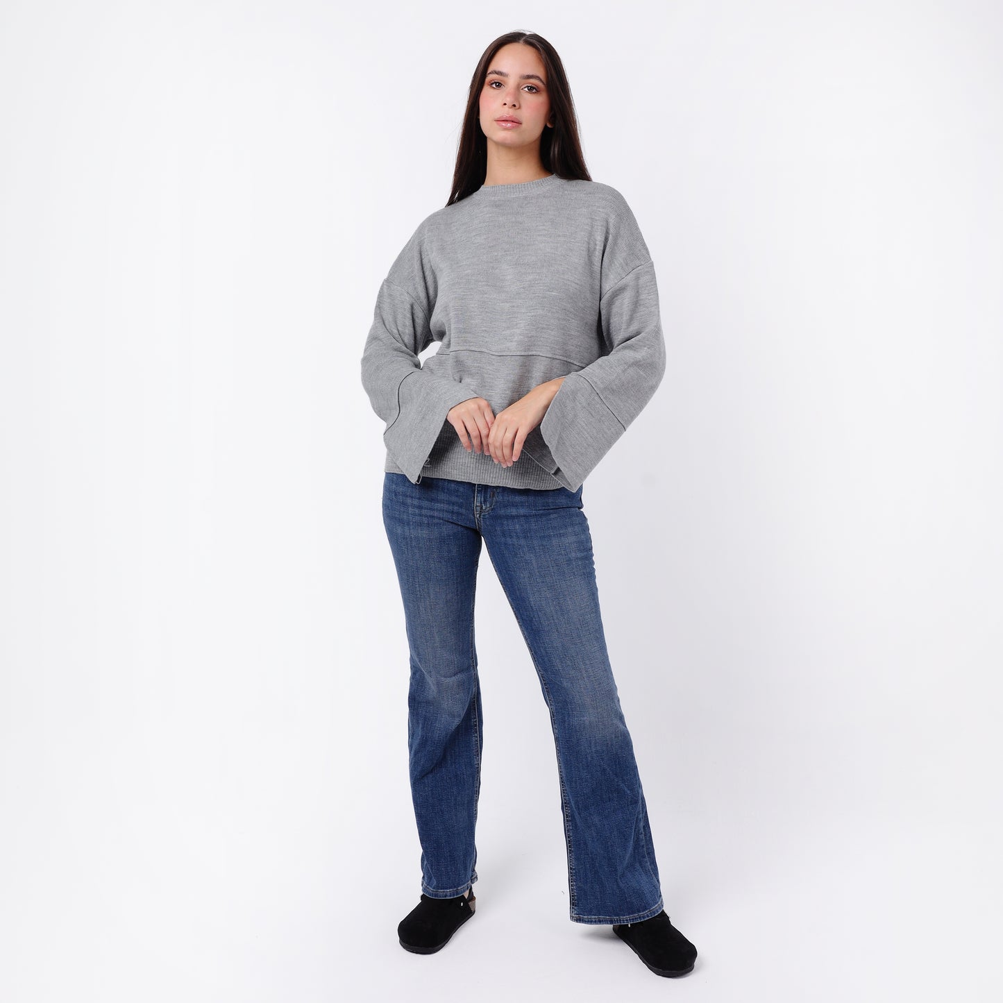 Women's Crew Neck Knit Sweater