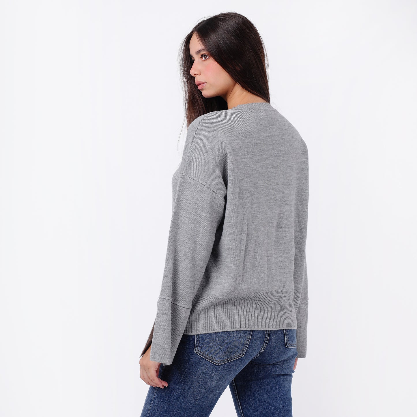 Women's Crew Neck Knit Sweater