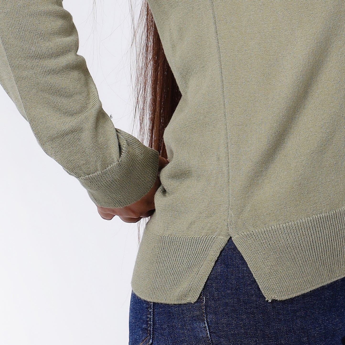 Women’s V-Neck Knitted Sweater