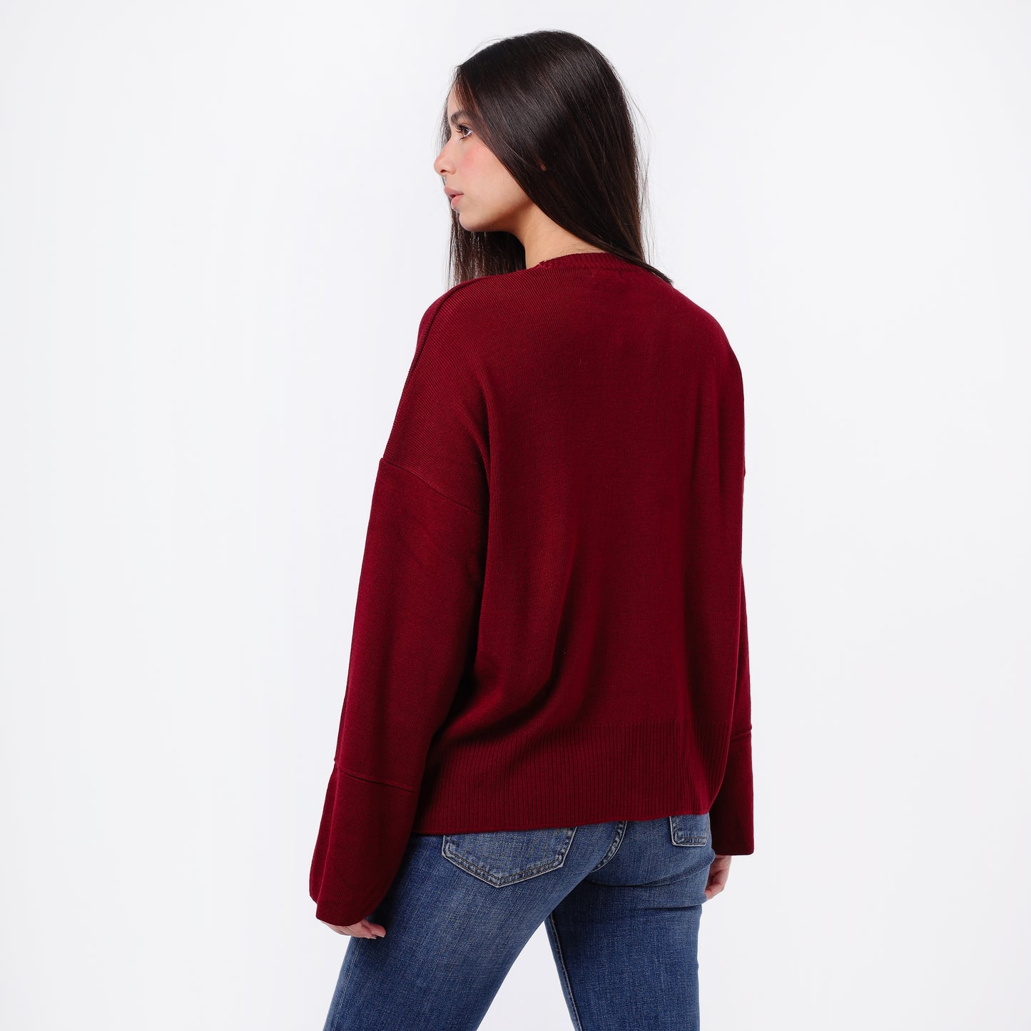 Women's Crew Neck Knit Sweater