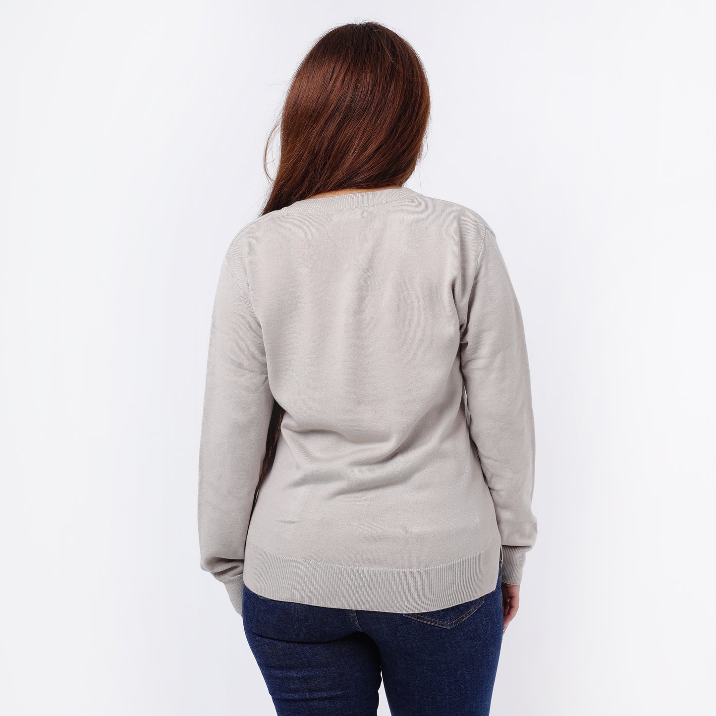 Women’s V-Neck Knitted Sweater