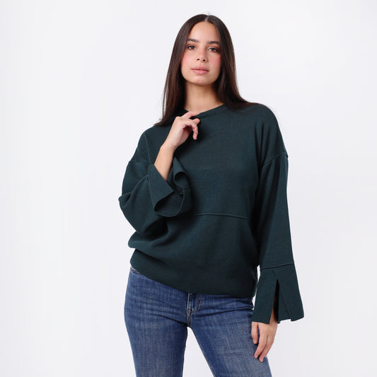 Women's Crew Neck Knit Sweater