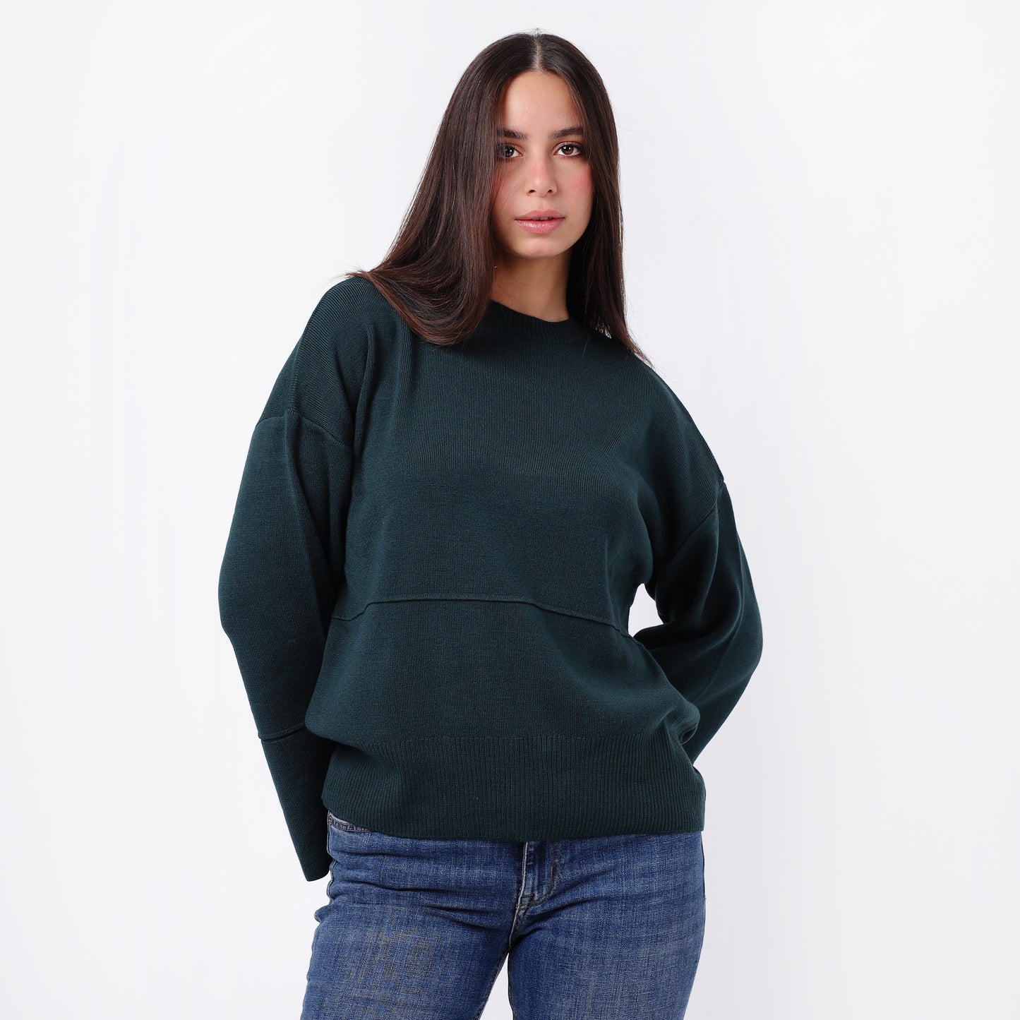 Women's Crew Neck Knit Sweater