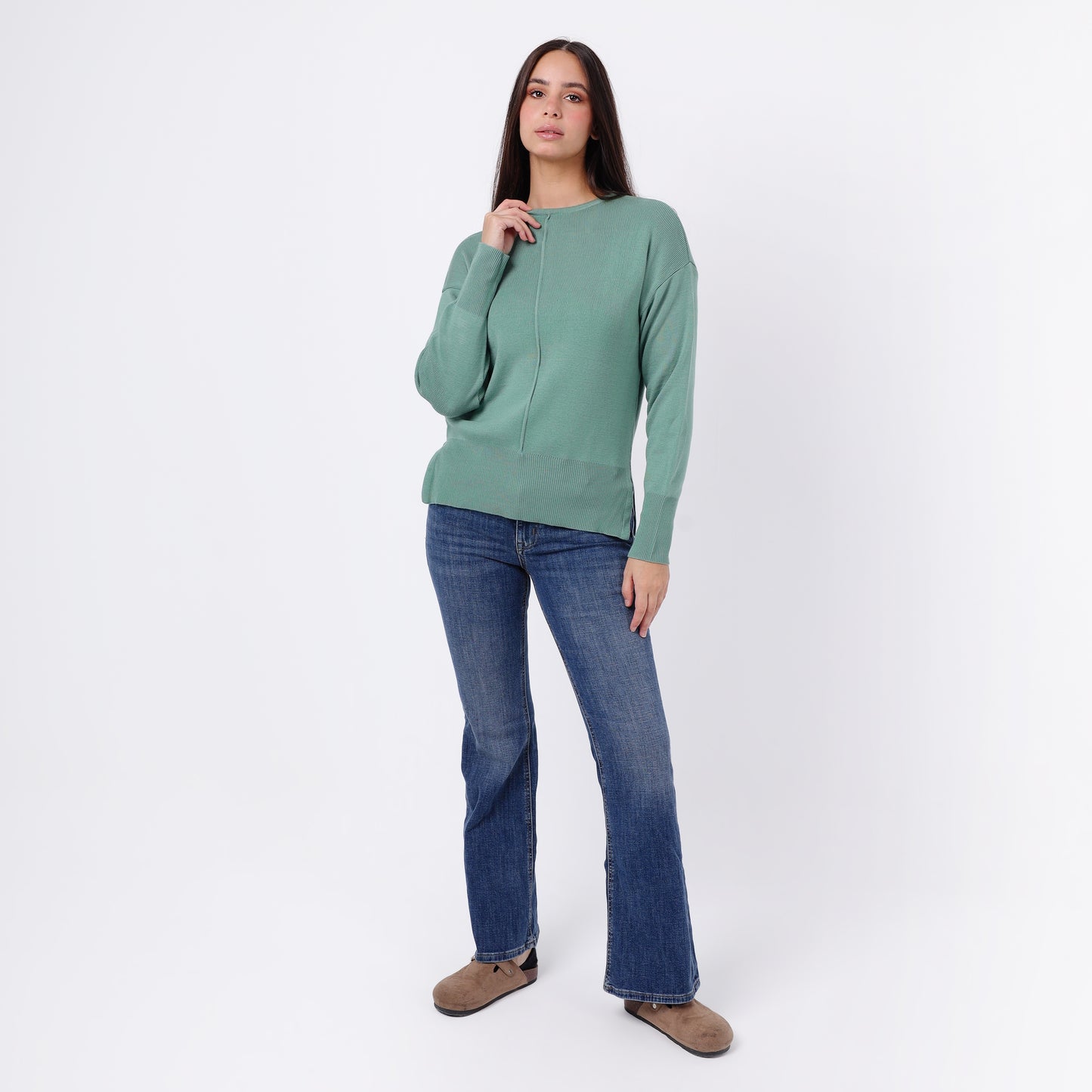 Women's Long Sleeve Knit Sweater