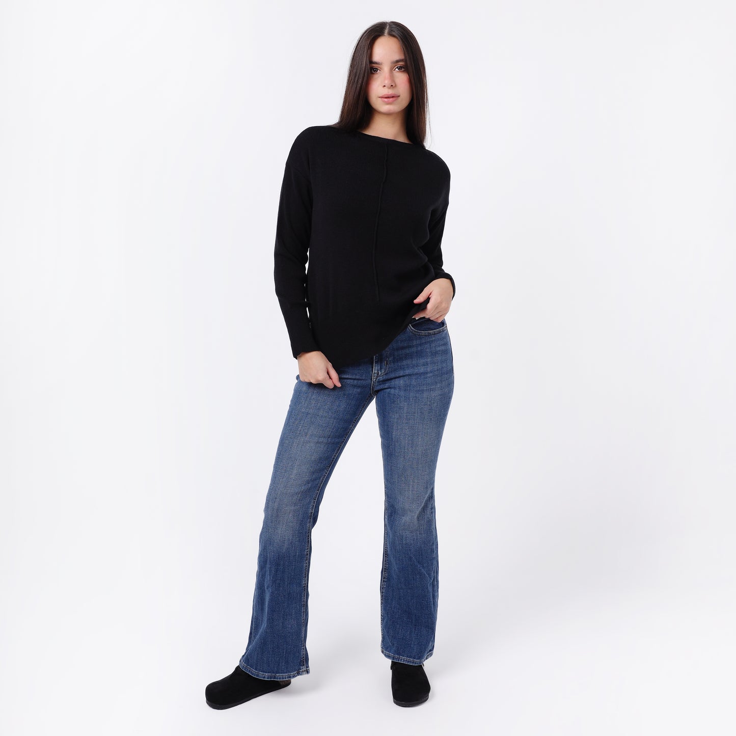 Women's Long Sleeve Knit Sweater