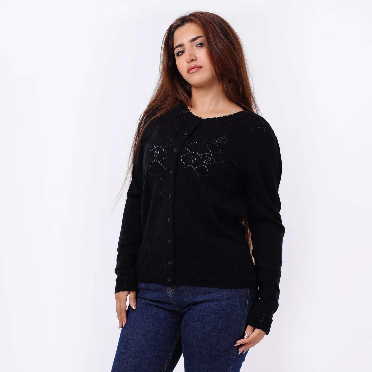 Women's Button-Up Knit Cardigan