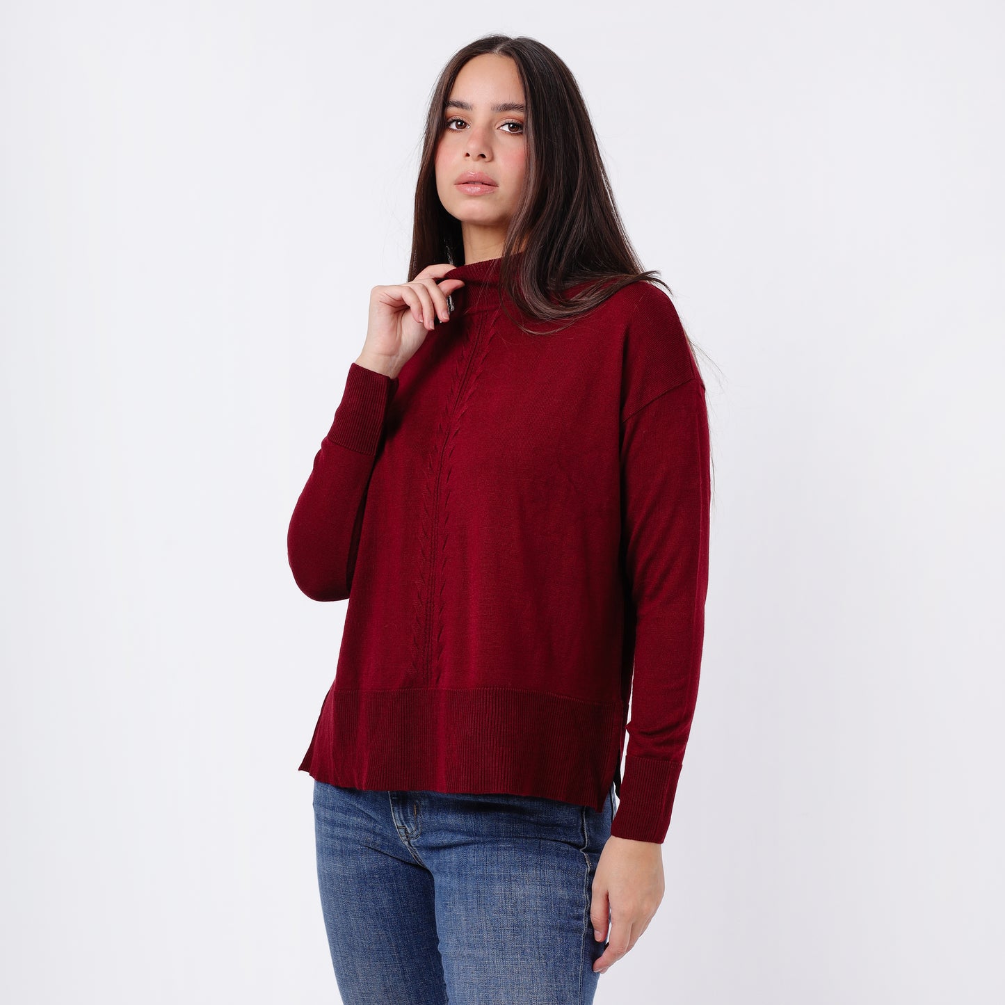 Women's Turtleneck Knit Sweater