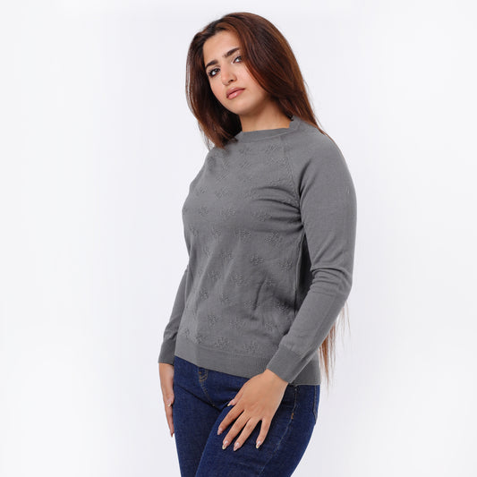 Women’s Crew Neck Knitted Sweater