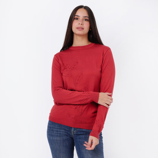 Women's Crew Neck Knit Sweater