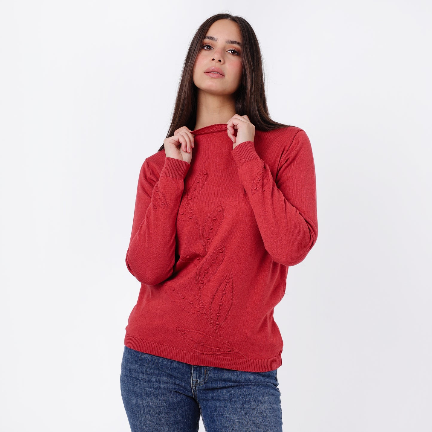 Women's Crew Neck Knit Sweater